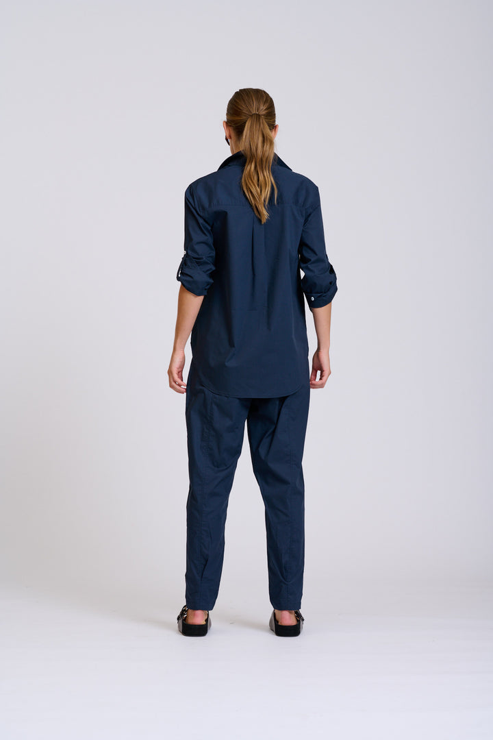 Shirty | The Girlfriend Relaxed Shirt | French Navy