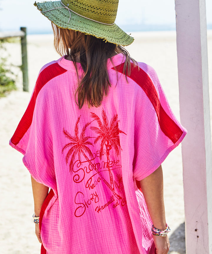 Hammill & Co | Resort Beach Shirt | Pink