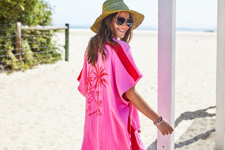 Hammill & Co | Resort Beach Shirt | Pink