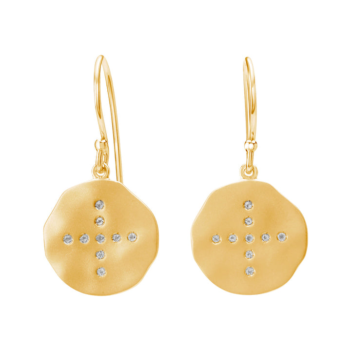 Murkani | Halcyon Small Earrings | 18KT Yellow Gold Plate