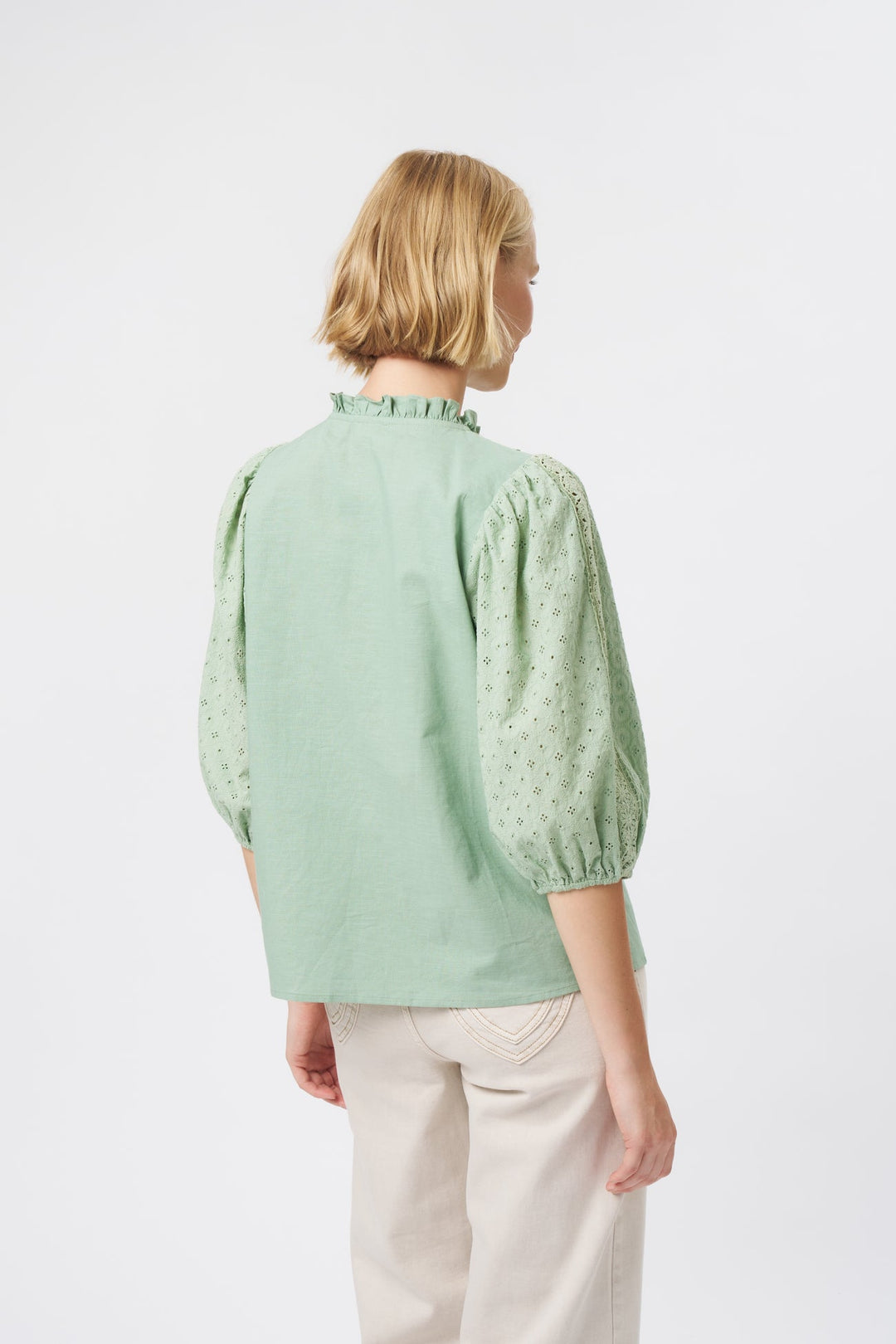 KIREINA | Isabella Shirt - Grape Green