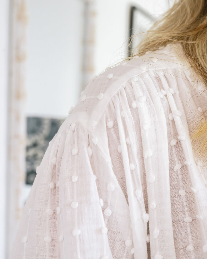 Mandalay Designs | Dolby Bell Shirt - White