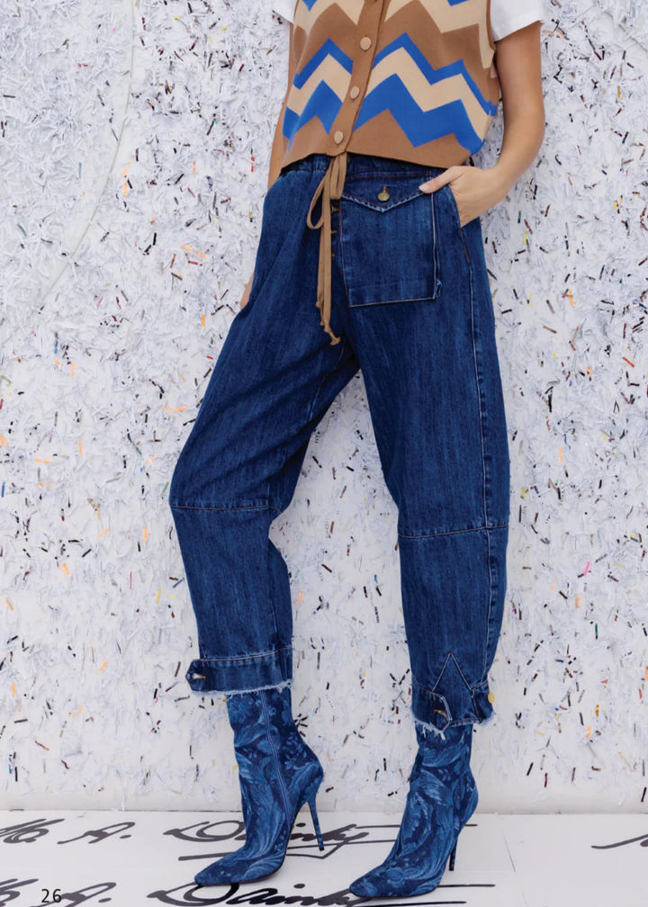 M.A Dainty I Trucker Jean Blue