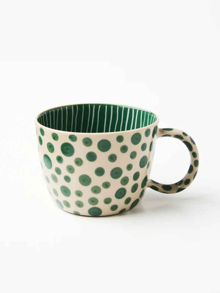 Jones & Co - Green Spot mug