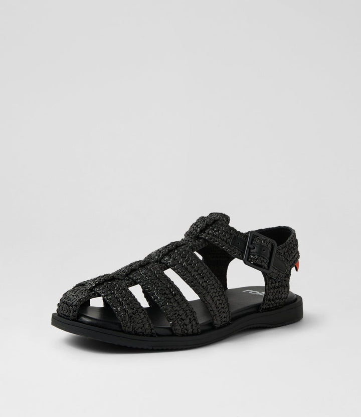 Sandal Fisherman Weave Black