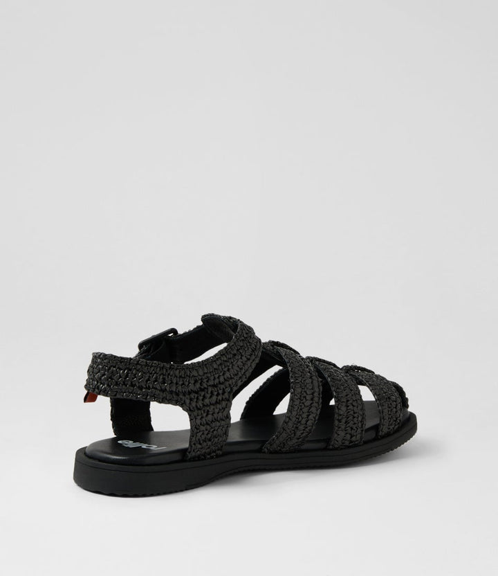 Sandal Fisherman Weave Black