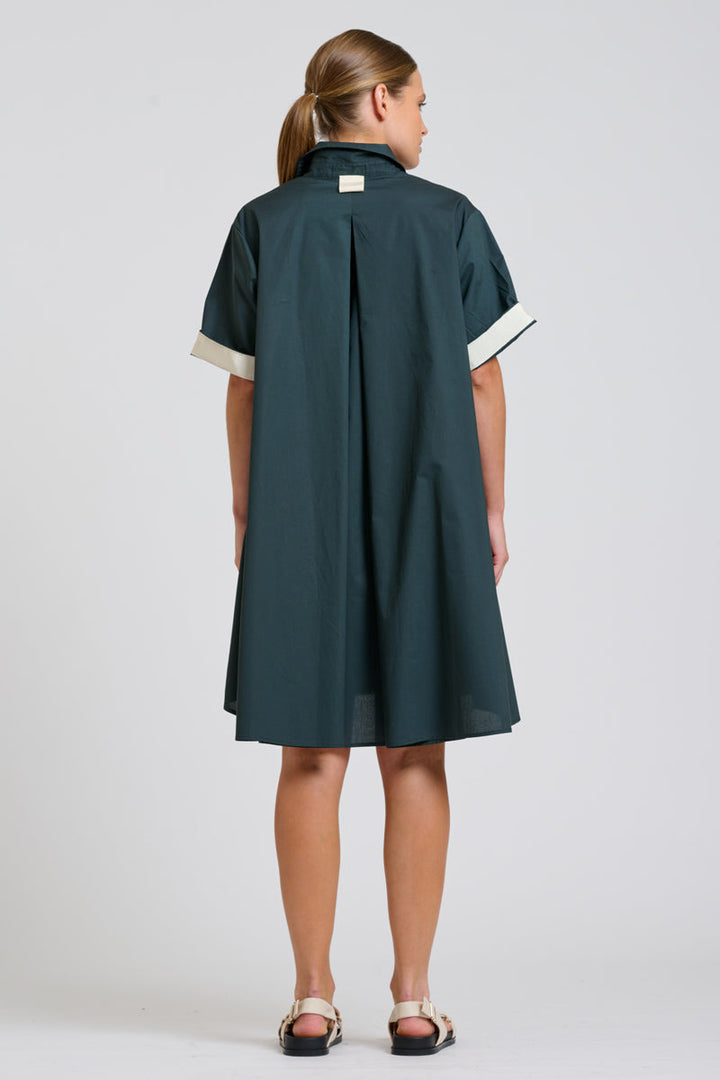 Shirty| The Bianca Oversized Shirt Dress - Slate