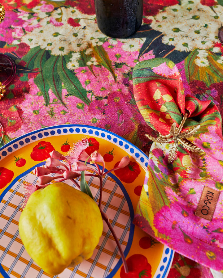KIP & CO | AUSTRALIAN BUSH BLOSSOM 4P NAPKIN SET  | ONE SIZE