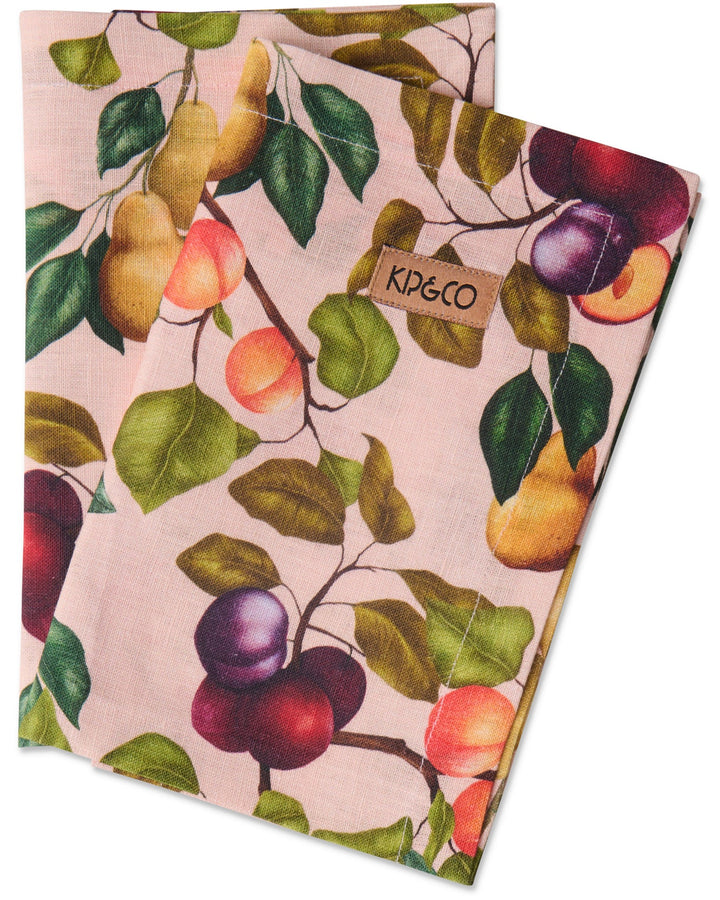 KIP & CO | ORCHARD 4P NAPKIN SET  | ONE SIZE