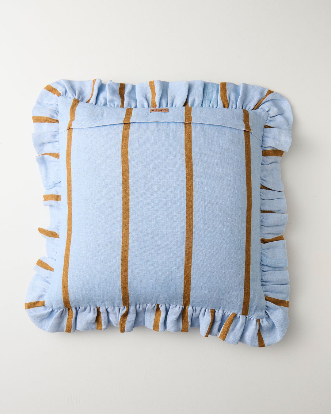 KIP & CO | COMO STRIPE FRILL UPHOLSTERY CUSHION