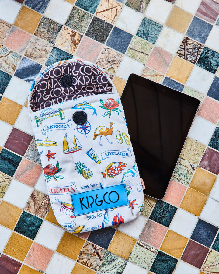 KIP & CO | AUSSIE ROAD TRIP IPAD POUCH