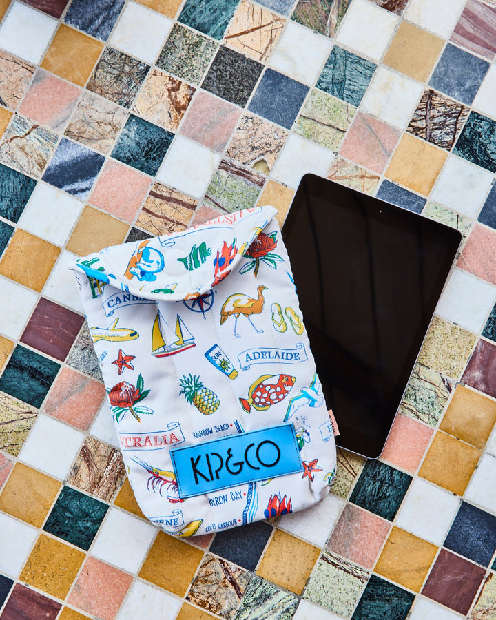 KIP & CO | AUSSIE ROAD TRIP IPAD POUCH