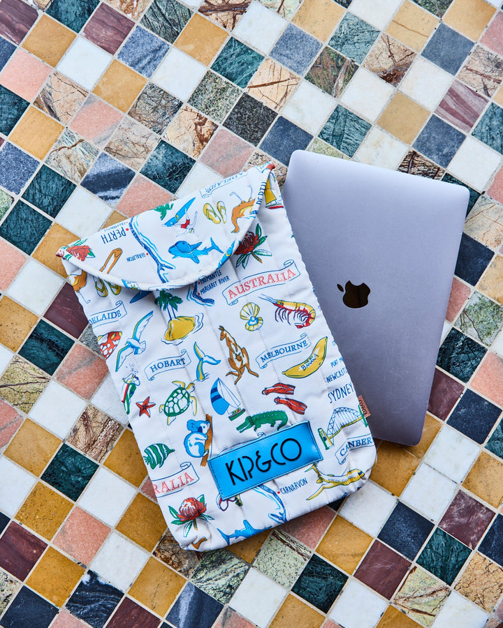 KIP & CO | AUSSIE ROAD TRIP LAPTOP POUCH