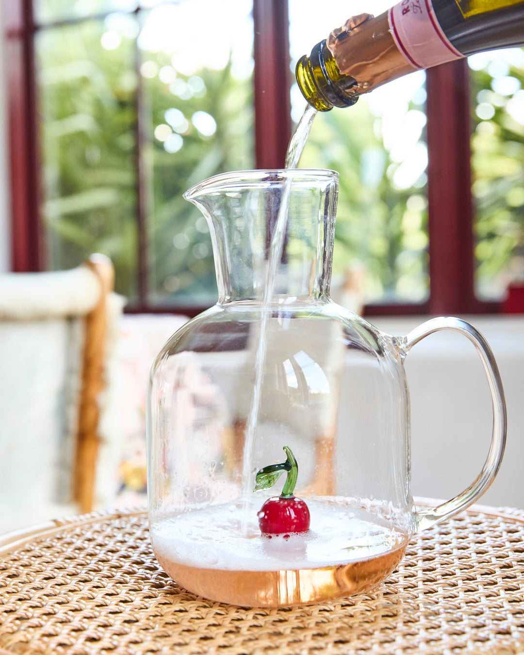 KIP & CO | CHERRY ON TOP CARAFE & GLASS