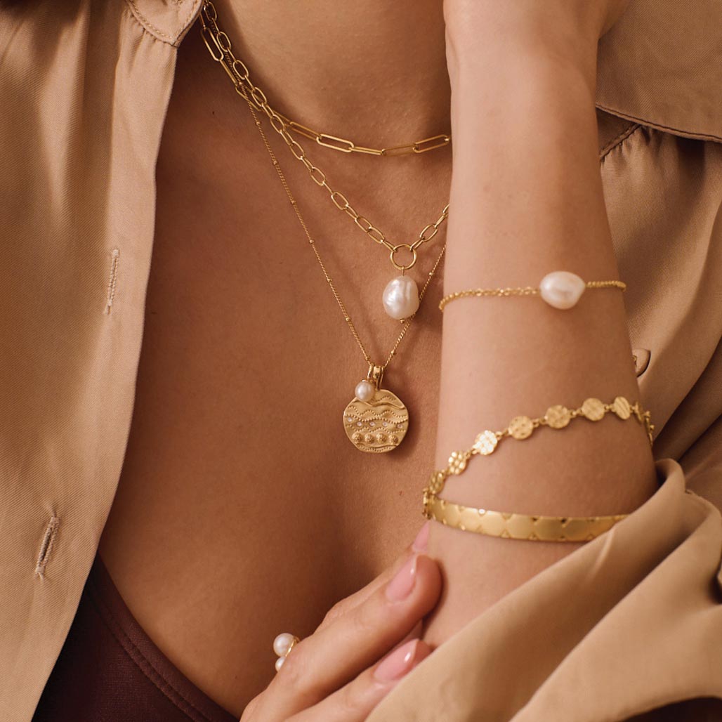 MURKANI | Ocean Dreamer Pendant NECKLACE - 18K GOLD