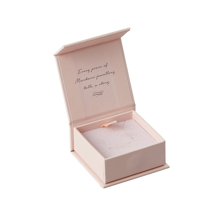 Murkani |  Cosmic Love Small Huggie With White Topaz | 18KT Yellow Gold Plate