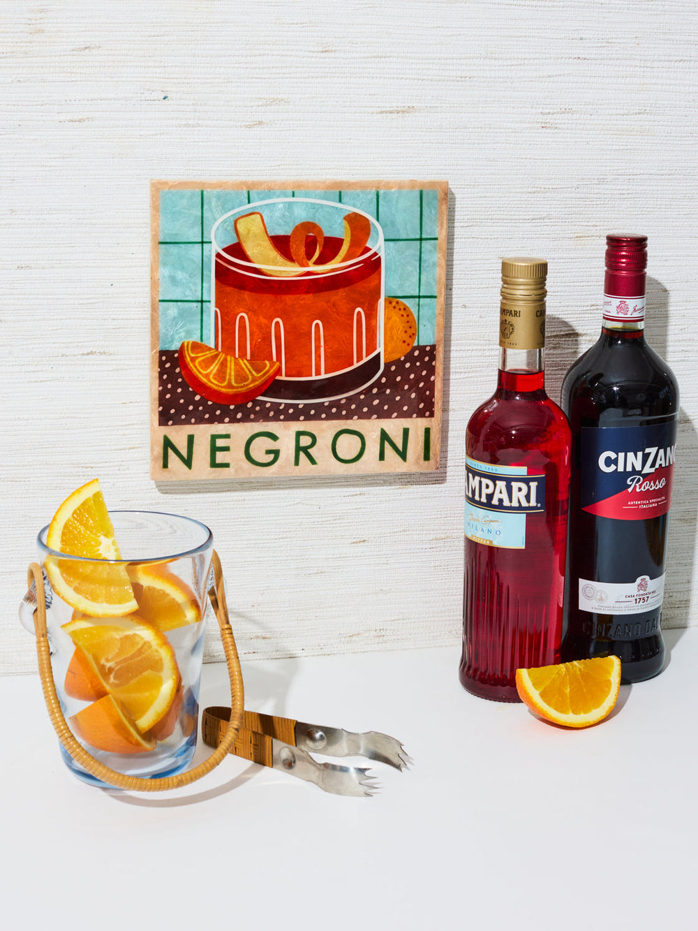 Jones and Co I HAPPY HOUR NEGRONI TILE - Dutch Hideout