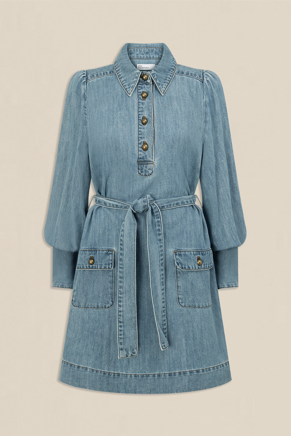 Zoe Kratzmann | Opal dress | light denim - Dutch Hideout