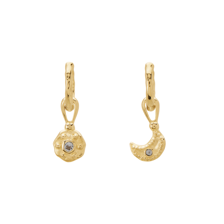 MURKANI | Night Sky Huggies | Yellow Gold Plated - Dutch Hideout