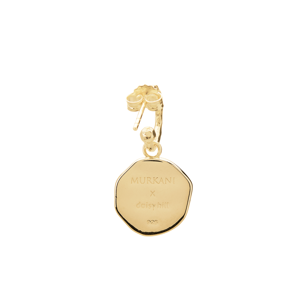 Murkani | Ocean Dreamer Hoop Earrings | 18KT Yellow Gold Plate - Dutch Hideout