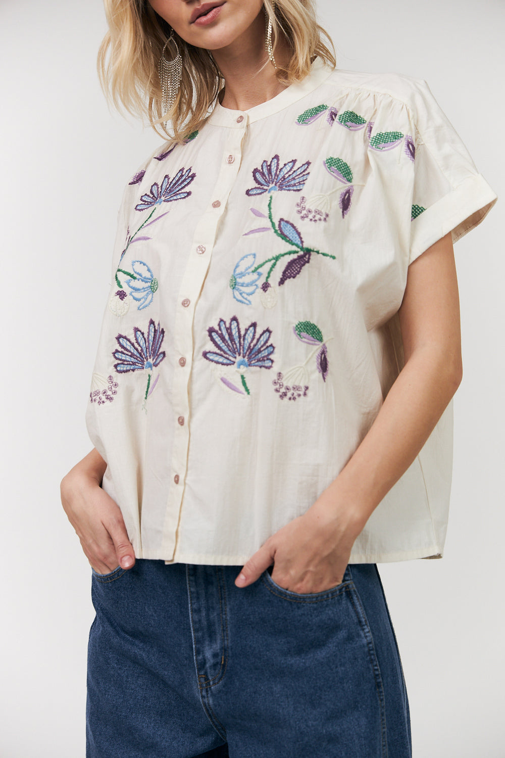 Lollys Laundry IMya Shirt I  Cream - Dutch Hideout