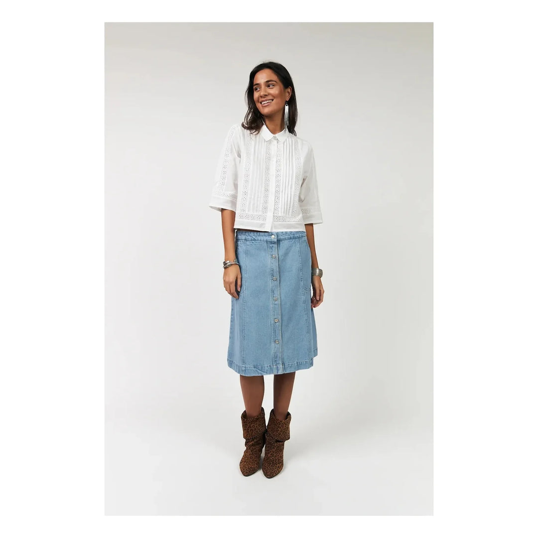 Lollys Laundry I Amora Shirt I White - Dutch Hideout
