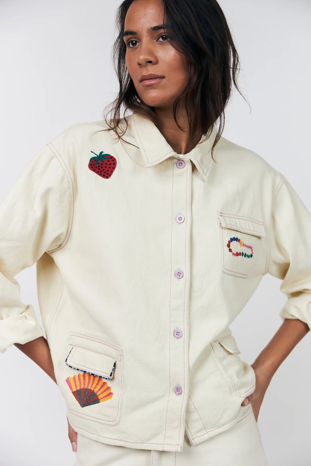 Lollys Laundry I April Jacket I Creme - Dutch Hideout