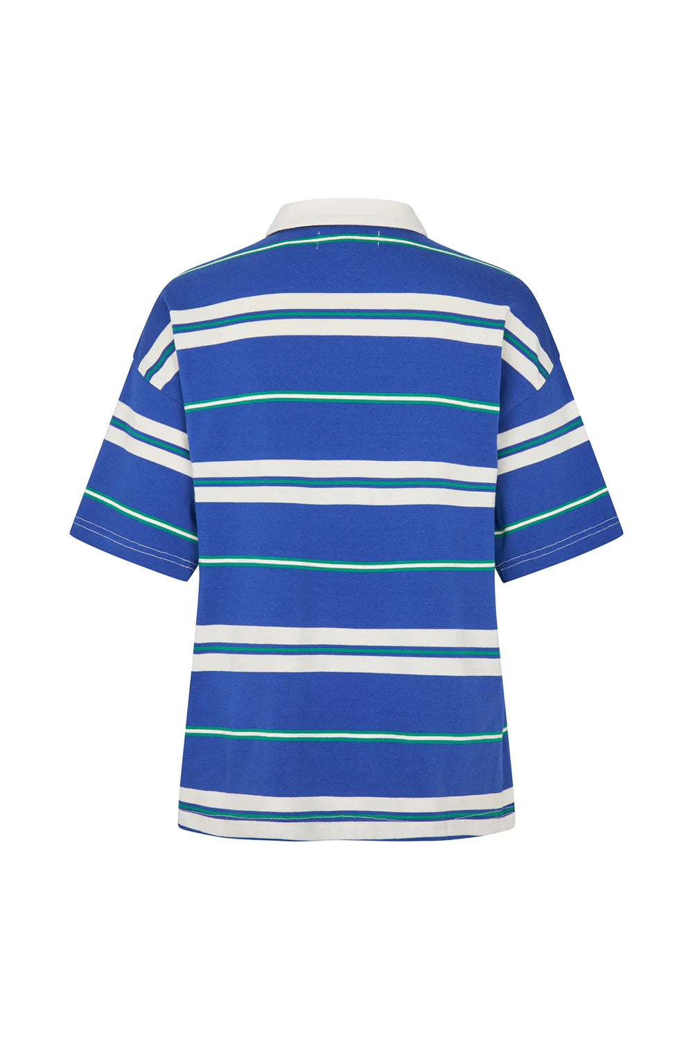 Lollys Laundry I Ulma Polo Tee I 20 Blue - Dutch Hideout
