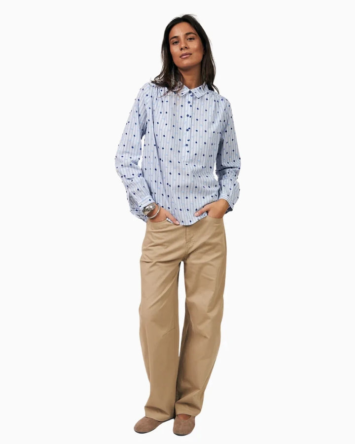 Lollys Laundry I Lari Shirt I 23 Dark Blue - Dutch Hideout