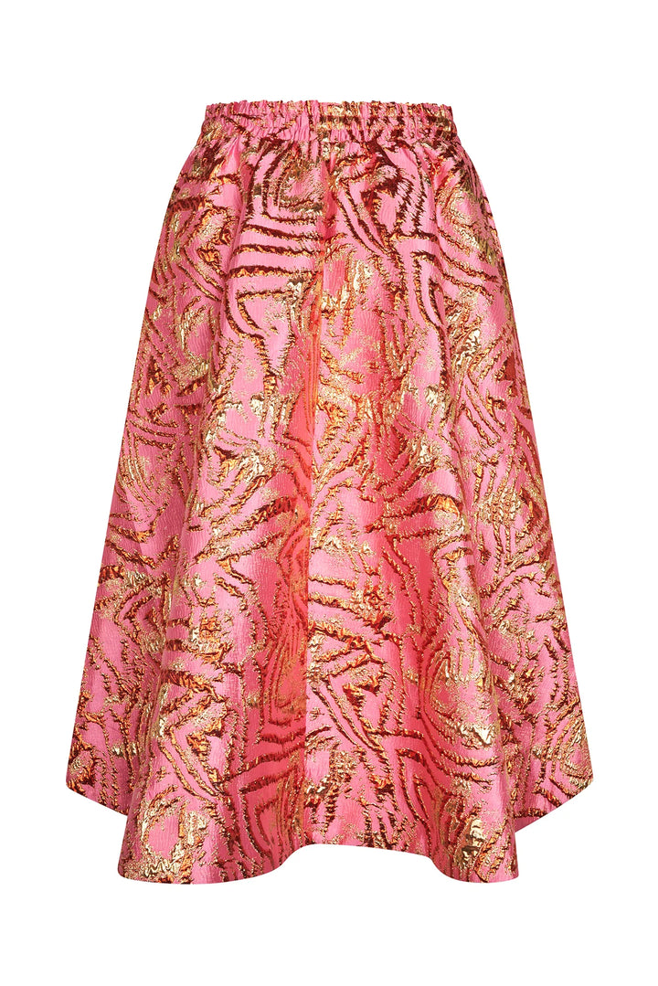 Lollys Laundry I Bristol Midi Skirt I 51 Pink - Dutch Hideout