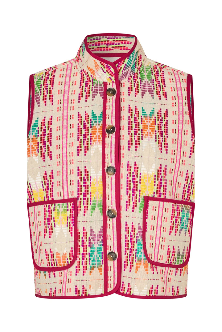 Lollys Laundry I Cairo QuiltedVest I 51 Pink - Dutch Hideout