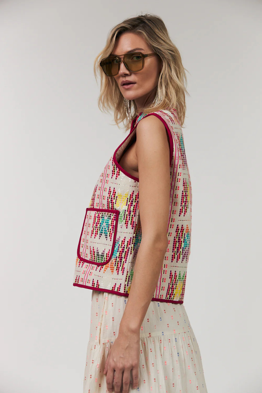 Lollys Laundry I Cairo QuiltedVest I 51 Pink - Dutch Hideout