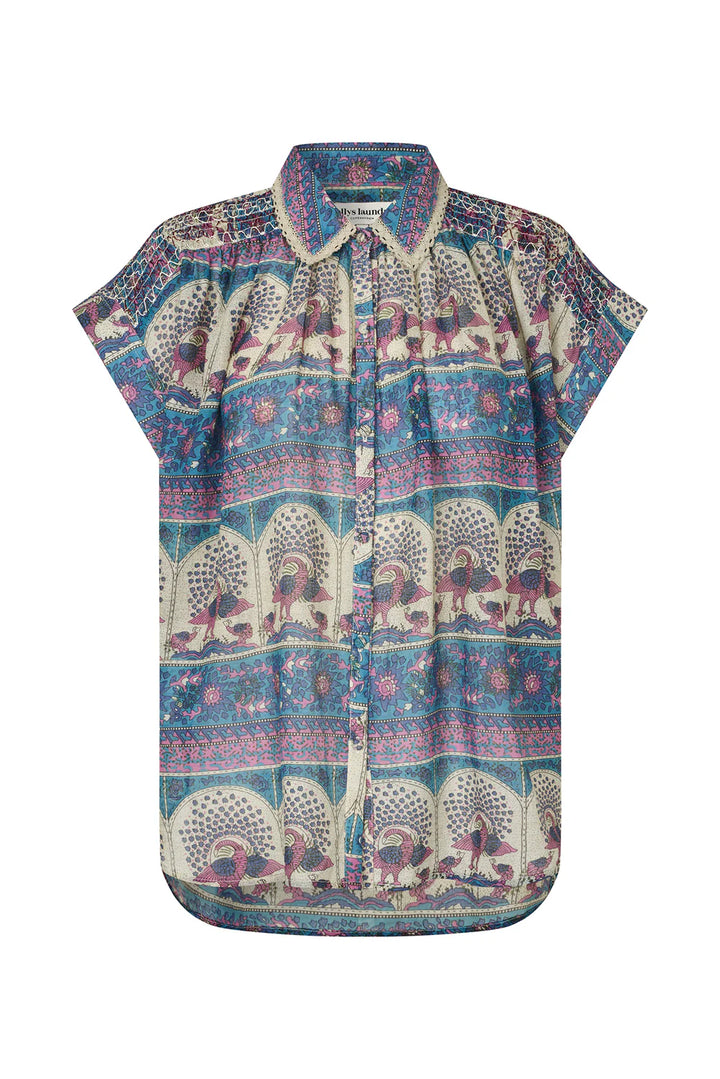 Lollys Laundry I Badal Shirt I 20 Blue - Dutch Hideout