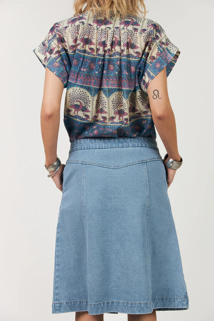 Lollys Laundry I Badal Shirt I 20 Blue - Dutch Hideout