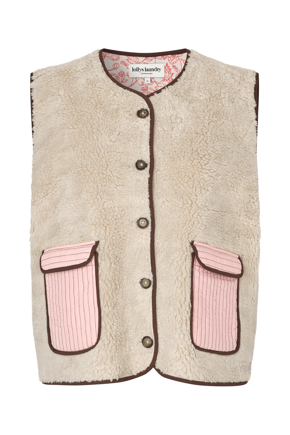 Lollys Laundry I Jace Love Vest I Beige - Dutch Hideout