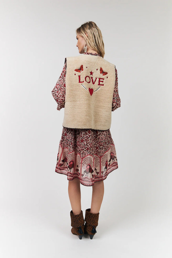 Lollys Laundry I Jace Love Vest I Beige - Dutch Hideout