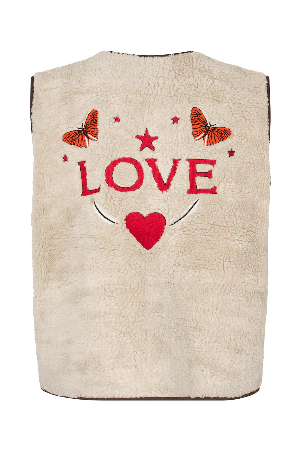 Lollys Laundry I Jace Love Vest I Beige - Dutch Hideout