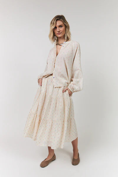 Lollys Laundry I Hailey Shirt I Creme - Dutch Hideout