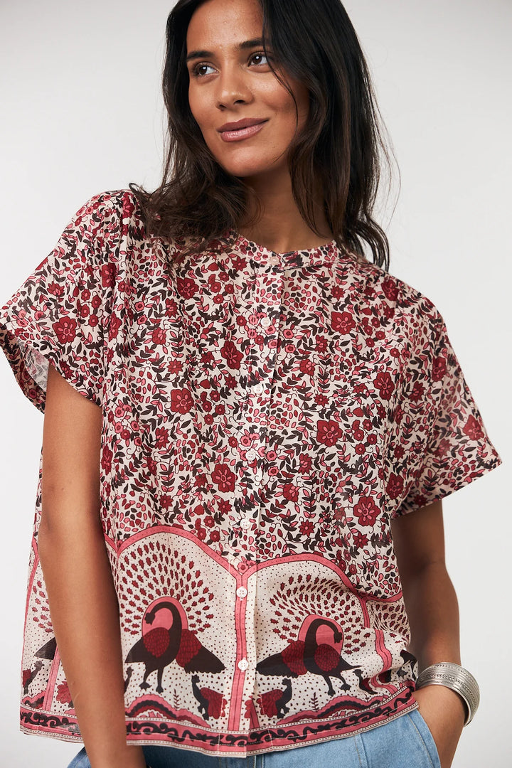 Lollys Laundry I Mya Shirt I 30 Red - Dutch Hideout