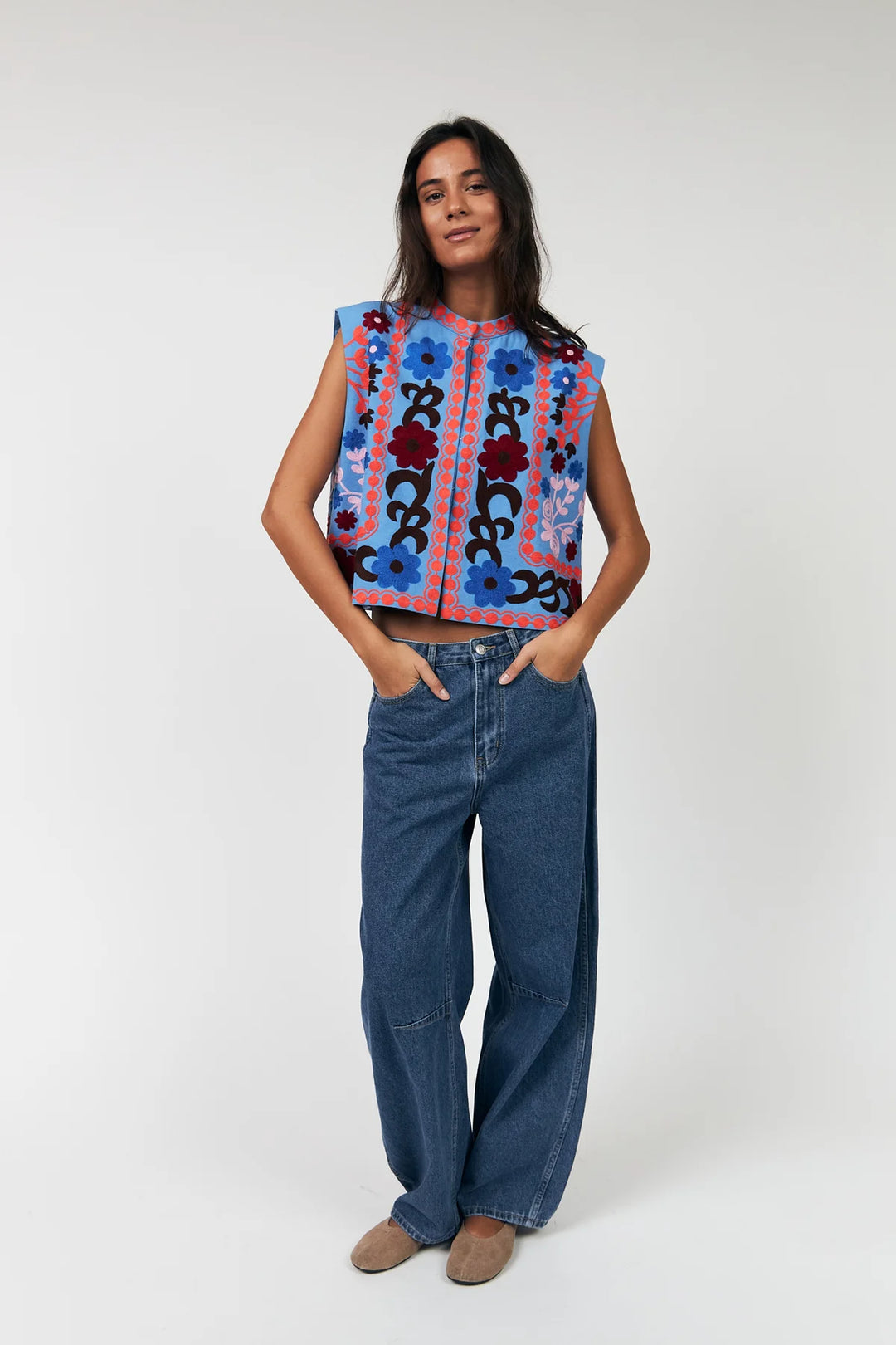 Lollys Laundry I Bin Vest I 20 Blue - Dutch Hideout
