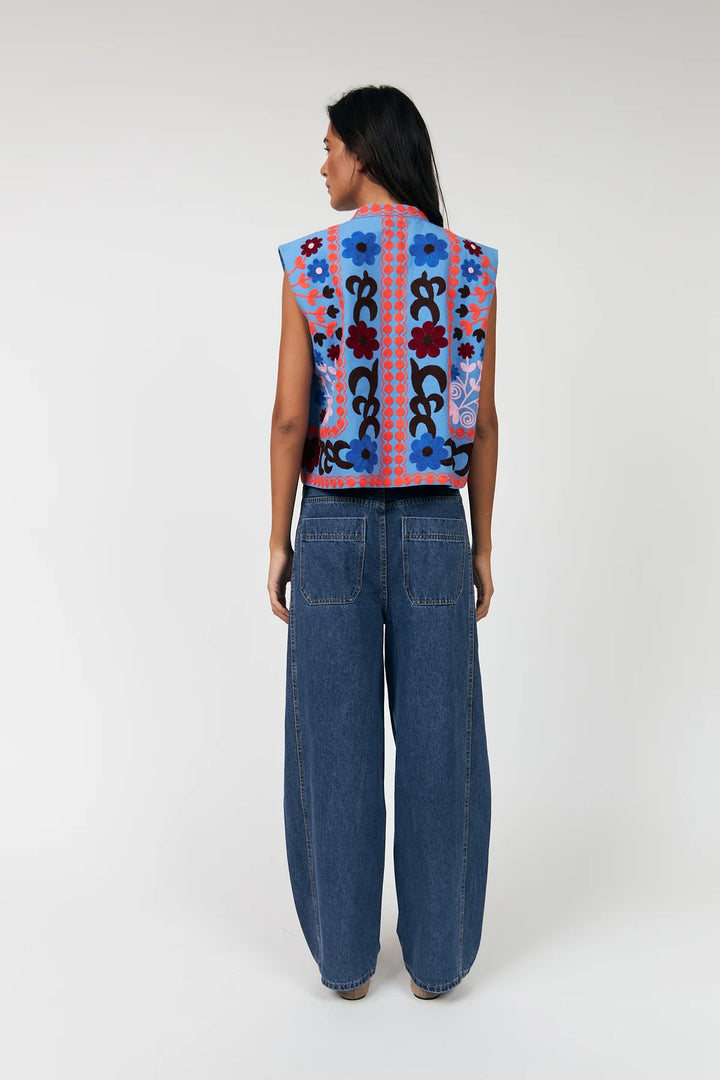 Lollys Laundry I Bin Vest I 20 Blue - Dutch Hideout