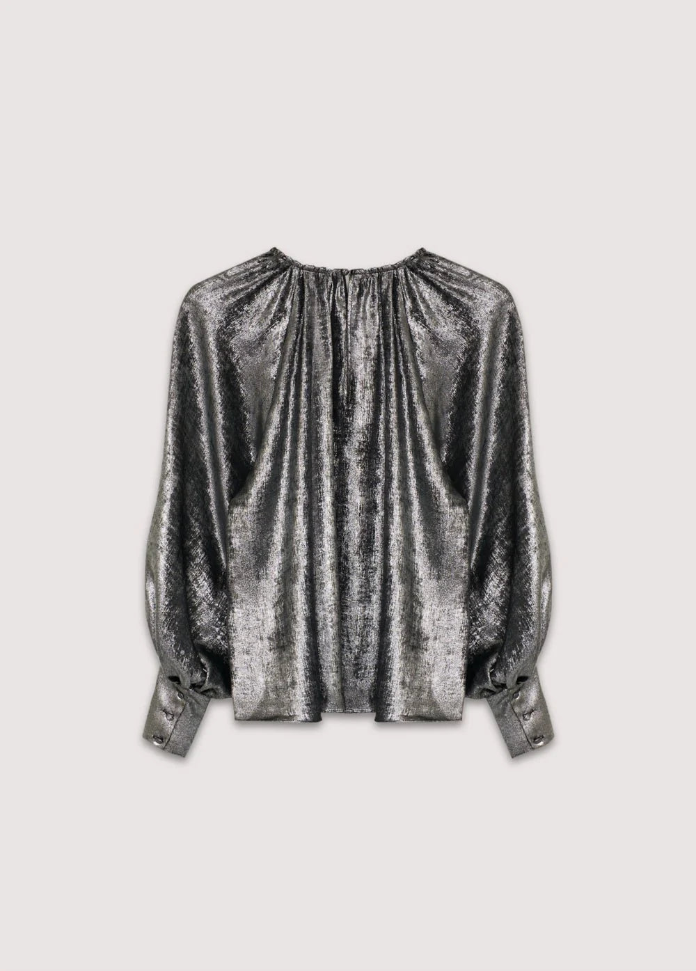 The New Society | Uxia Woman Blouse| Silver