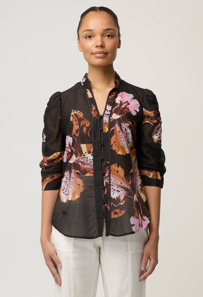 Once Was | Calantha shirt | sunset Orchid - Dutch Hideout