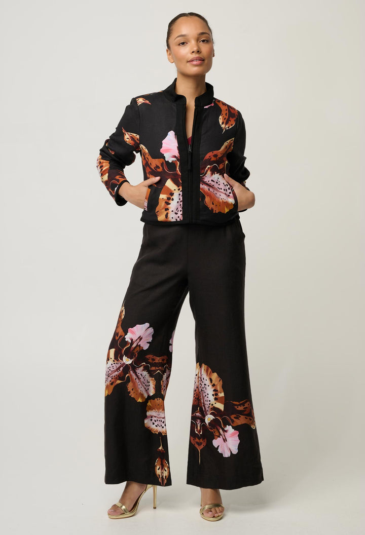 Once Was | Delray reversible jacket| Sunset Orchid/Noir Orchid - Dutch Hideout