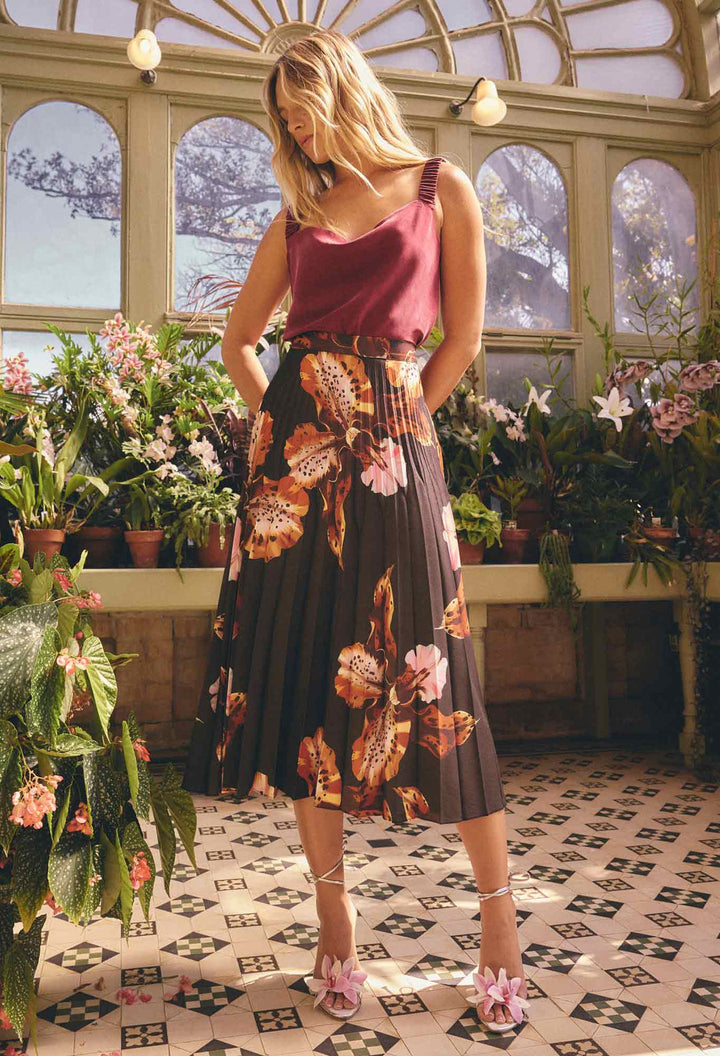 Once Was | Iris skirt | sunset Orchid - Dutch Hideout