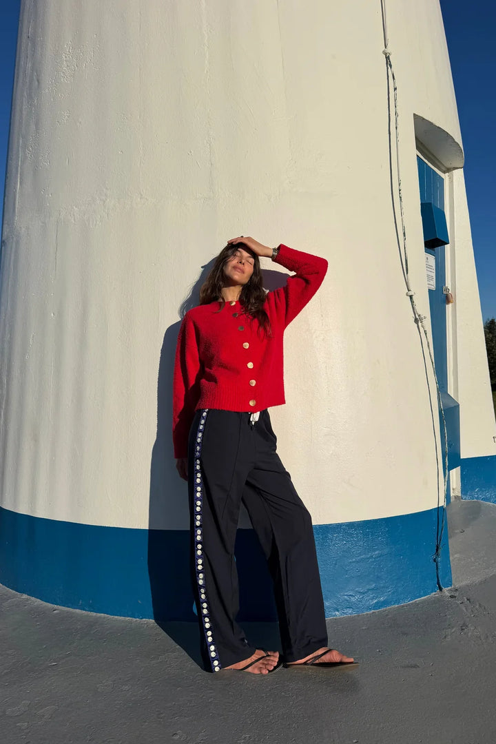 ARAMINTA JAMES I POMODORO TWILL PANT I MIDNIGHT NAVY