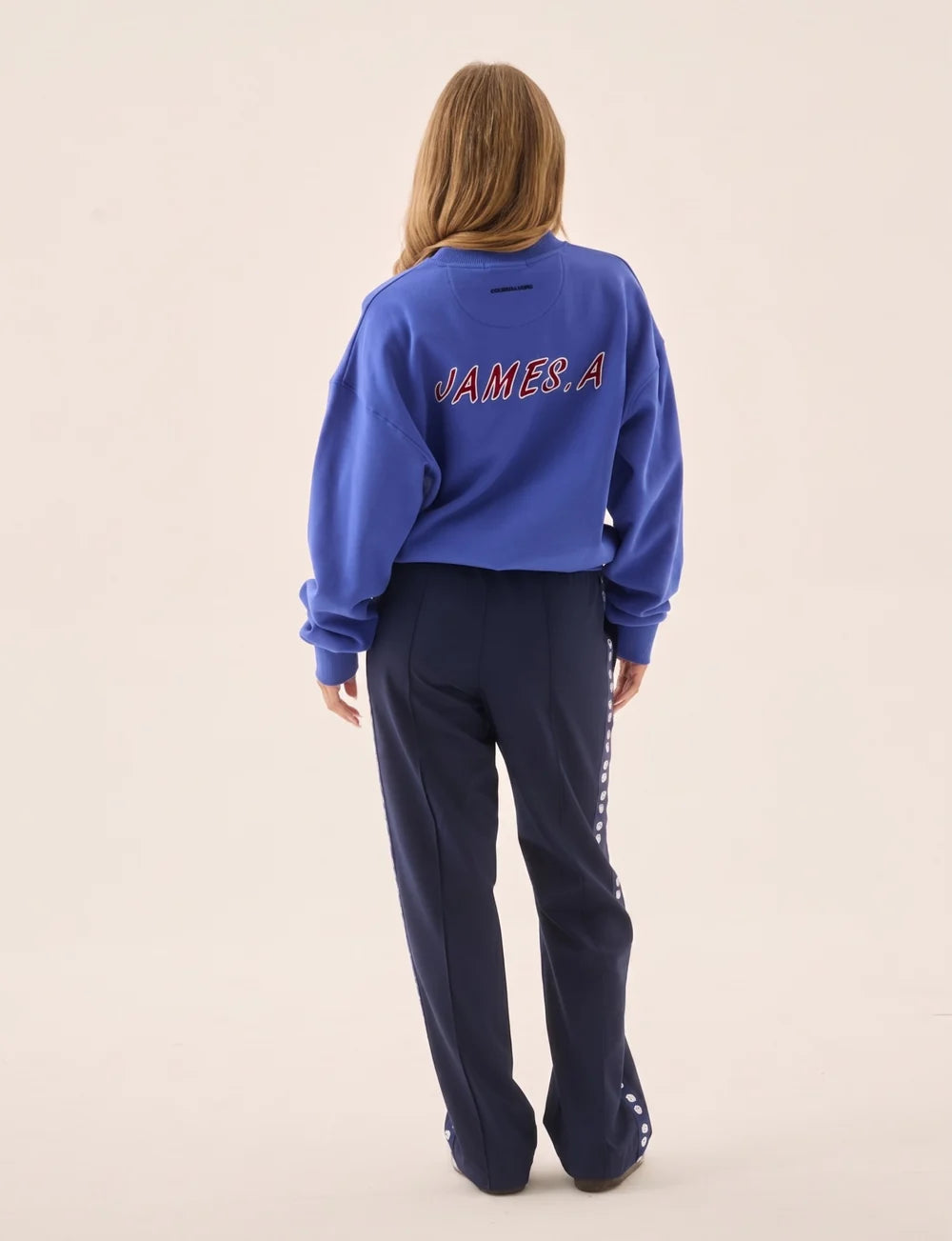 ARAMINTA JAMES I POMODORO TWILL PANT I MIDNIGHT NAVY