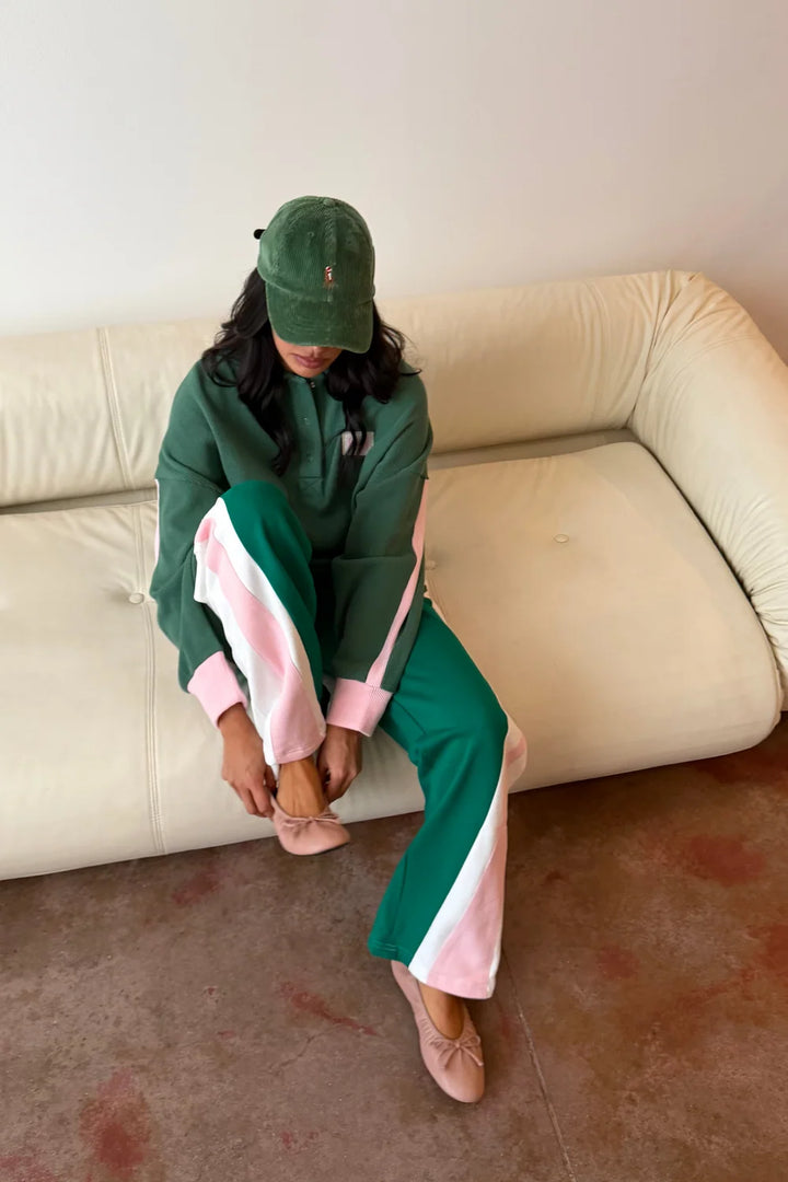 ARAMINTA JAMES I MALLORCA GREEN TRACKPANT I SEA GREEN