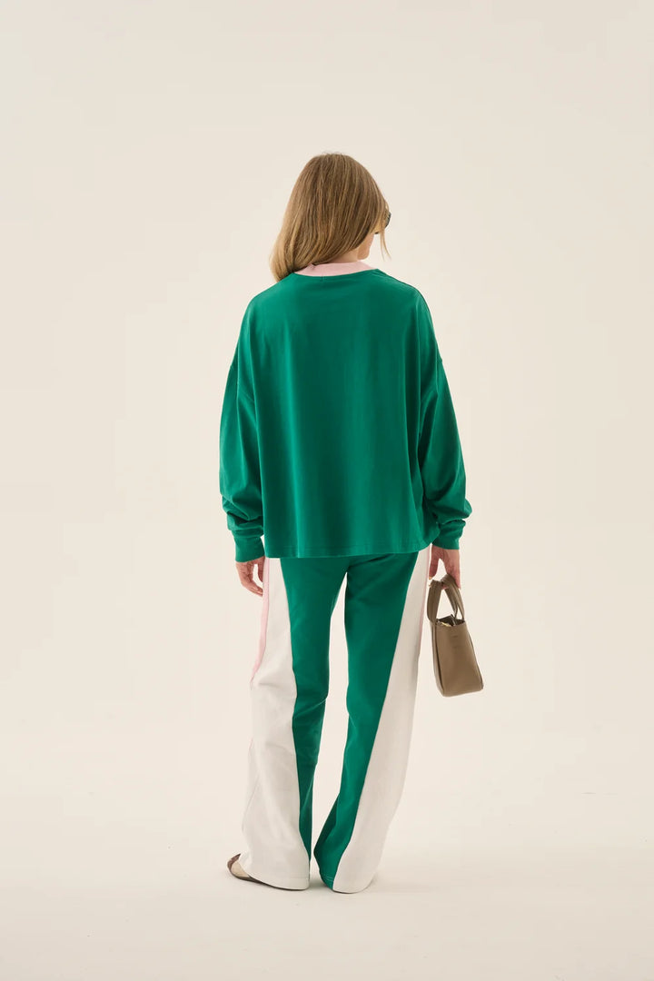 ARAMINTA JAMES I VACANZA LONG SLEEVE TEE I SEA GREEN