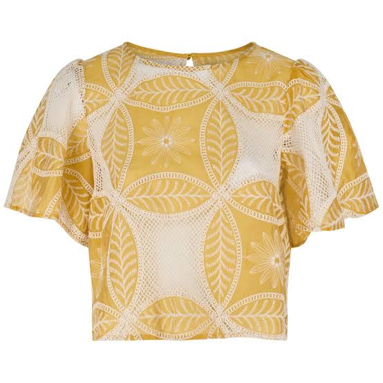 Traffic People | Rene Blouse - Yellow